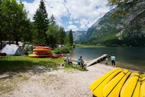 Bohinj Lake, Triglav National Park, Slovenia. &copy John Ironside