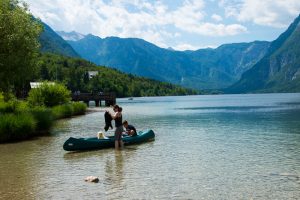 Bohinj Lake, Triglav National Park, North West Slovenia. &copy John Ironside