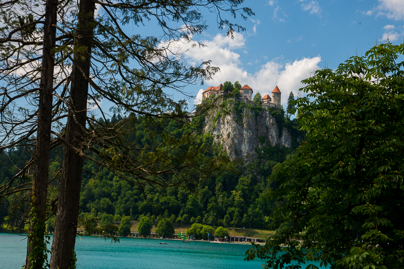 Bled Castle, Triglav National Park, Slovenia. &copy John Ironside