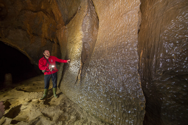 Krizna Cave in the Green Karst Area, Slovenis. &copy John Ironside