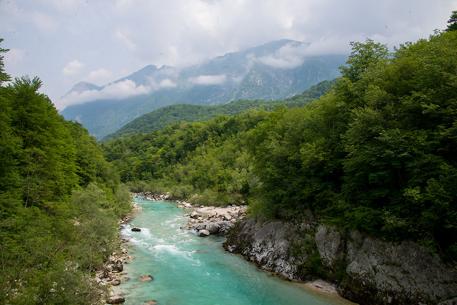 Soca River, North West Slovenia. &copy John Ironside