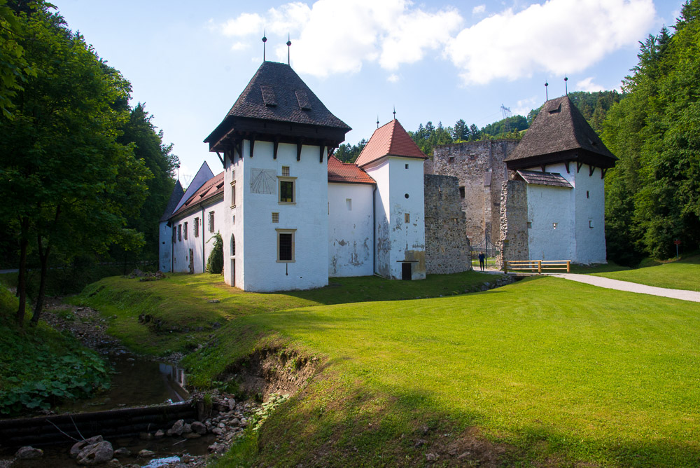 Cathusian Monastery or Charter House in the hidden valley of St John the Bapyist, Kartuzija, Slovenia