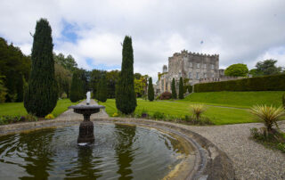 Formal French style Geometric Formal Garden, Huntington Castle and Garden, Clonegal, County Carlow, Ireland.